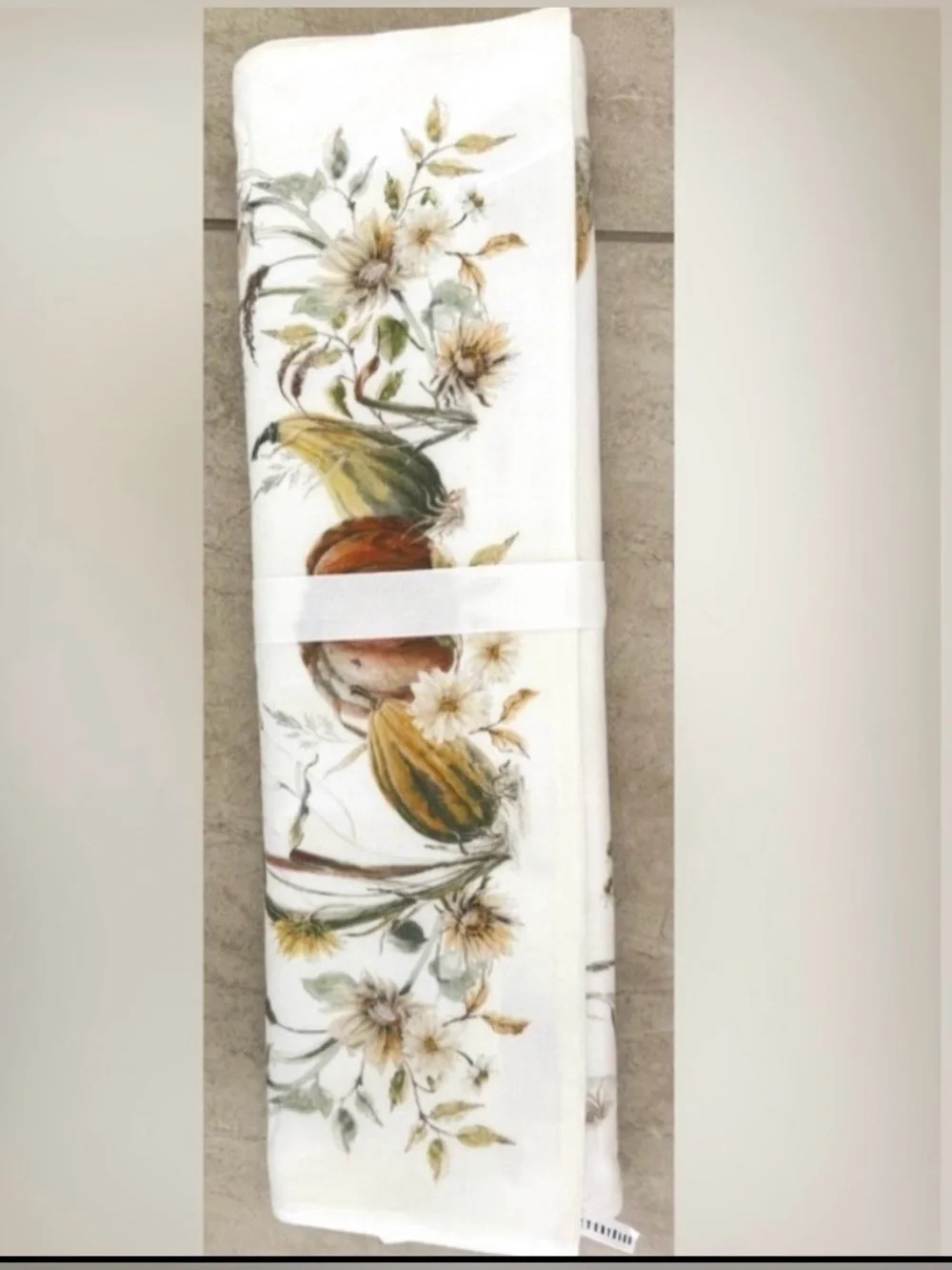 Pottery Barn Bedford Harvest Cotton/Linen Table Runner